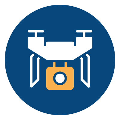 camera drone icon
